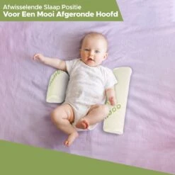 Novalits - Orthopedisch Baby Zijslaapkussen Met Traagschuim En Anti-Allergene Bamboe Microvezel Stof Om Een Plat Hoofd Tegen Te Gaan - Zijligkussen Voor Peuter - Babykussen Zijligging - Rolkussen - Steunkussen - Slaapondersteuning -Peuterpaleis Winkel 1200x1200 2721