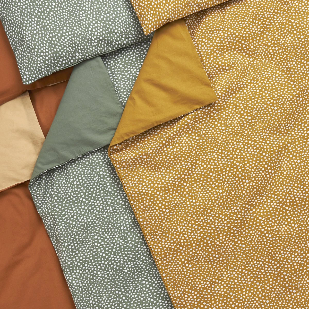 Meyco Dekbedovertrek Ledikant Cheetah/Uni - Forest Green - 100x135cm 4 Meyco Dekbedovertrek Ledikant Cheetah/Uni - Forest Green - 100x135cm - Afbeelding 2