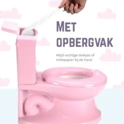Casteleyn - Toilet Trainer - WC Potje - Plaspotje - Kinder Toilet - Met Geluid - Tot 21KG - Roze -Peuterpaleis Winkel 1200x1200 427