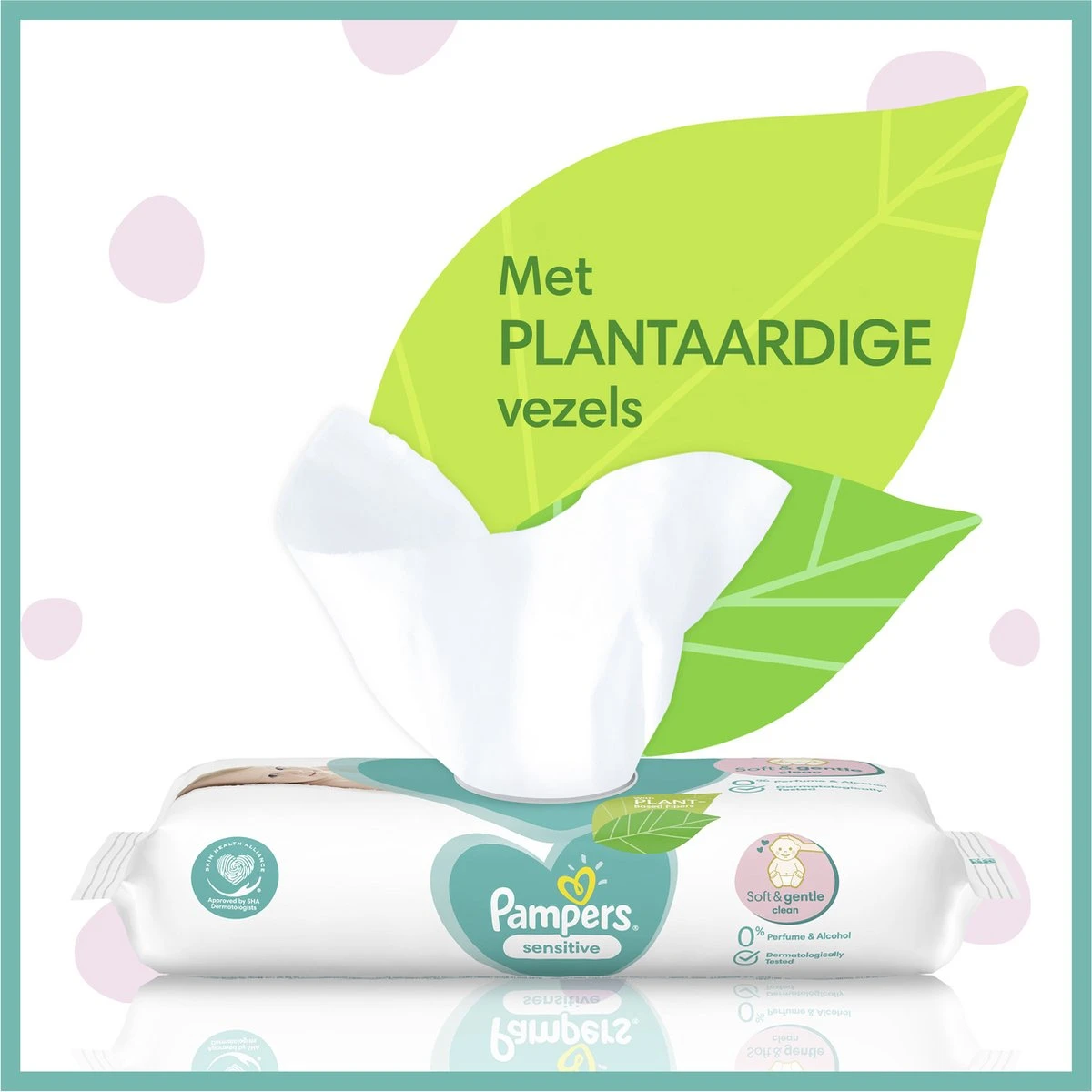 Pampers® Pampers - Sensitive - Billendoekjes - 2400 Doekjes - 30 X 80 8 Pampers® Pampers - Sensitive - Billendoekjes - 2400 Doekjes - 30 X 80 - Afbeelding 6