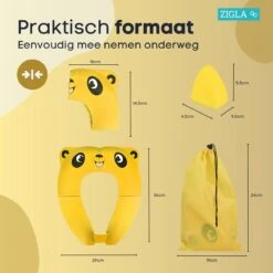 Zigla - WC Verkleiner - Kinder WC Bril - Opvouwbaar - Licht Ontwerp - Hygiënisch Voor Onderweg - WC Bril Voor Zindelijkheidstraining - Makkelijk Mee Te Nemen - Gratis Tasje Bijgeleverd - -Peuterpaleis Winkel 1200x1200 606