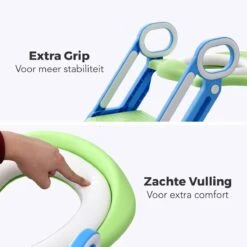 LifeGoods WC Verkleiner Met Trapje - Trainer Met Opstapje - 2 Tot 7 Jaar - Groen/Blauw -Peuterpaleis Winkel 1200x1200 622