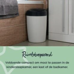 Tommee Tippee Simplee Sangenic Luieremmer, Milieuvriendelijker Systeem, Inclusief 6 Navulcassettes Met Duurzaam Geproduceerde Antibacteriële GREENFILM, Grijs -Peuterpaleis Winkel 1200x1200 668
