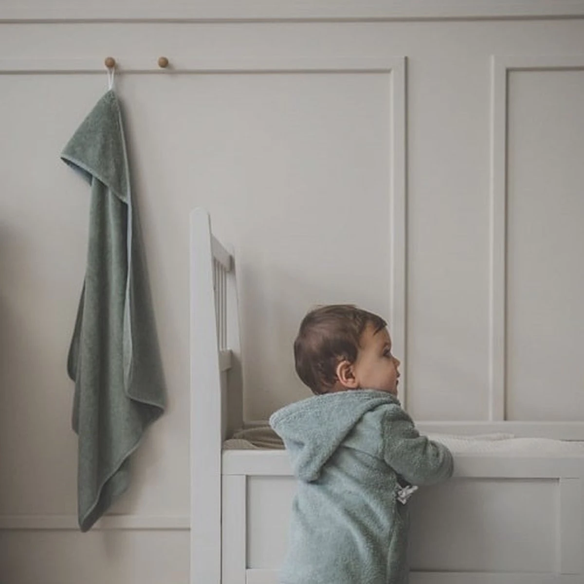 Koeka Baby Badcape Dijon Daily - 100x100cm - Groen 15 Koeka Baby Badcape Dijon Daily - 100x100cm - Groen - Afbeelding 13