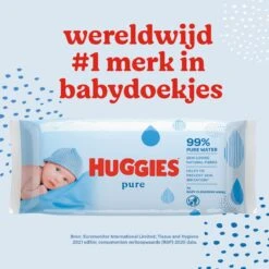 Huggies Billendoekjes - Pure 99% Water - 18 X 56 Stuks - 1008 Doekjes - Voordeelverpakking 22 Huggies Billendoekjes - Pure 99% Water - 18 X 56 Stuks - 1008 Doekjes - Voordeelverpakking -Peuterpaleis Winkel 1200x1200 70