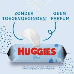 Huggies Billendoekjes - Pure 99% Water - 18 X 56 Stuks - 1008 Doekjes - Voordeelverpakking 23 Huggies Billendoekjes - Pure 99% Water - 18 X 56 Stuks - 1008 Doekjes - Voordeelverpakking -Peuterpaleis Winkel 1200x1200 71