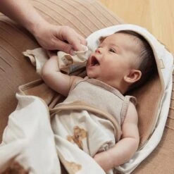 Jollein Badcape 75x75cm Teddy Bear - GOTS -Peuterpaleis Winkel 1200x1200 710