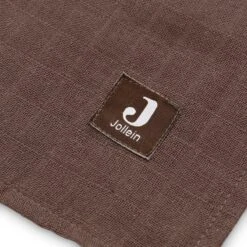 Jollein Hydrofiel Multidoek Meadow 70x70cm - Chestnut - 3 Stuks -Peuterpaleis Winkel 1200x1200 733