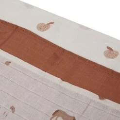 Jollein Hydrofiele Doek Small 70x70cm Farm - 3 Stuks -Peuterpaleis Winkel 1200x1200 764