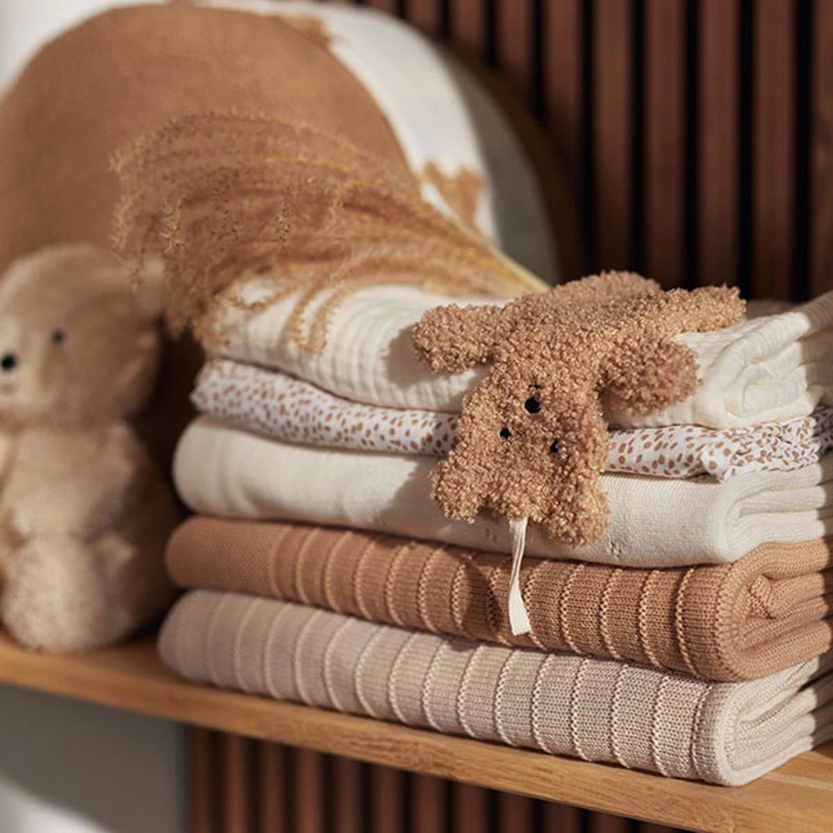 Jollein Hydrofiele Doek Large 115x115cm Teddy Bear- 2 Stuks 12 Jollein Hydrofiele Doek Large 115x115cm Teddy Bear- 2 Stuks - Afbeelding 10