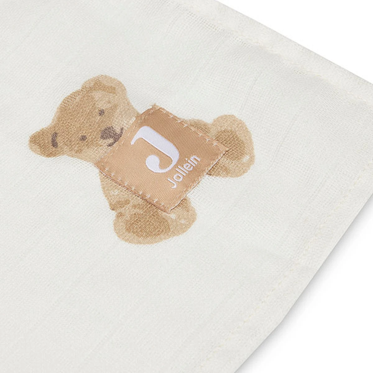 Jollein Hydrofiele Doek Large 115x115cm Teddy Bear- 2 Stuks 13 Jollein Hydrofiele Doek Large 115x115cm Teddy Bear- 2 Stuks - Afbeelding 11