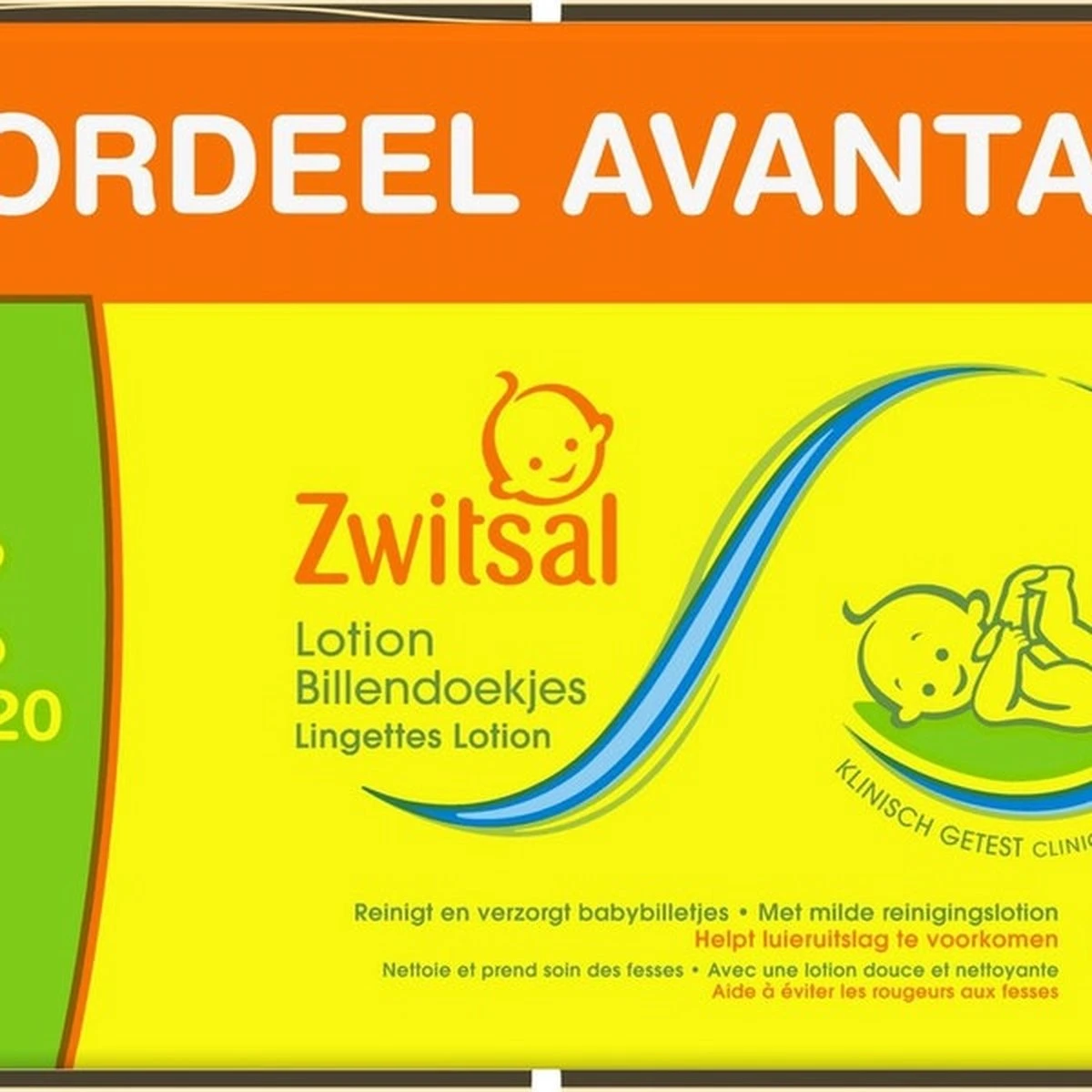 Zwitsal Lotion Billendoekjes - 520 Stuks - Voordeelverpakking 12 Zwitsal Lotion Billendoekjes - 520 Stuks - Voordeelverpakking - Afbeelding 10