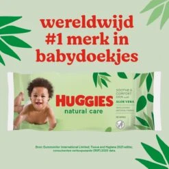 Huggies Billendoekjes - Natural Care - 10 X 56 Stuks - 560 Doekjes - Voordeelverpakking -Peuterpaleis Winkel 1200x1200 87