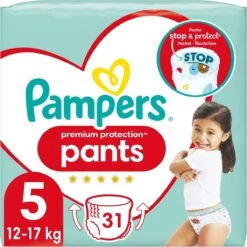 Pampers® Pampers - Premium Protection Pants - Maat 5 - Small Pack - 31 Luierbroekjes