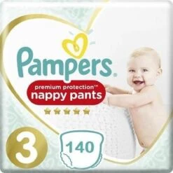 Pampers® Pampers Premium Protection Pants Maat 3 – 140 Luierbroekjes Maandbox