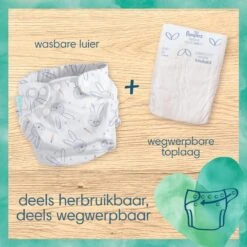 Pampers® Pampers Harmonie Hybrid - Wasbare Luier - 92 Absorberende Wegwerpbare Toplagen -Peuterpaleis Winkel 1200x1200 938