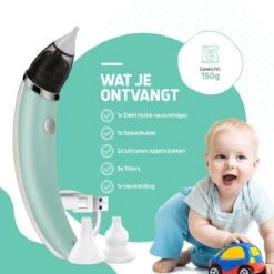 Hoy En Dia® Neusreiniger Baby Snoetenpoetsers - Neuspeer Met USB - Elektrische Neuszuiger - Toetenvegers -Peuterpaleis Winkel 1200x1200 969
