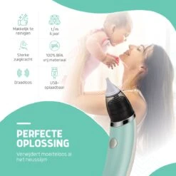 Hoy En Dia® Neusreiniger Baby Snoetenpoetsers - Neuspeer Met USB - Elektrische Neuszuiger - Toetenvegers -Peuterpaleis Winkel 1200x1200 972