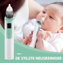SP Lifestyle ® Neusreiniger Baby - Elektrische Neuszuiger Met USB - Snoetenpoetsers - Snotzuiger Baby - 6 Verschillende Standen -Peuterpaleis Winkel 1200x1200 978
