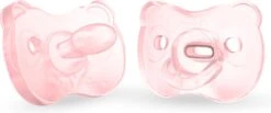 Medela Baby Fopspeen Soft Silicone Superzacht Lichtgewicht Eendelig - Soft Pink - 6-18 Maanden - 2 Stuks -Peuterpaleis Winkel 1200x501