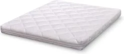ABZ Baby Matras Met Wasbare Hoes - 95x75x6 Cm - Wit -Peuterpaleis Winkel 1200x528 1