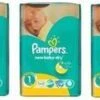 Pampers® Pampers New Baby Dry - Maat 1 (New Born) 2-5 Kg - Jumbo Box 3x43 Luiers - 129 Stuks -Peuterpaleis Winkel 1200x570