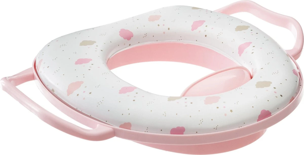 WC Verkleiner - Toilet Verkleiner Roze Met Wolkjes 3 WC Verkleiner - Toilet Verkleiner Roze Met Wolkjes