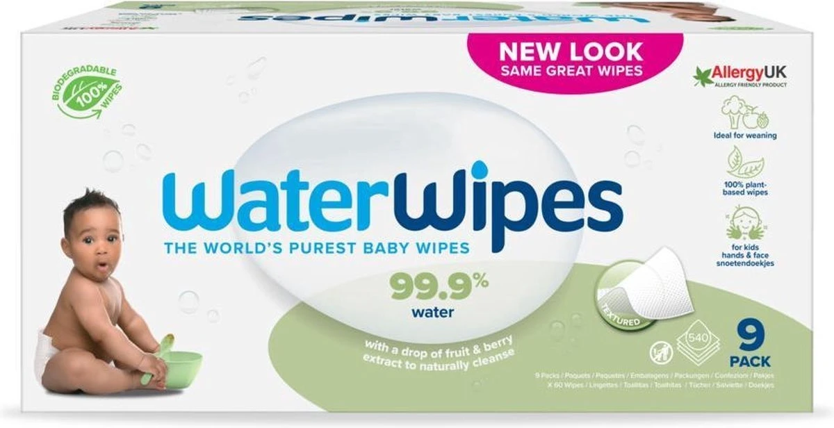 WaterWipes Snoetendoekjes 540 Doekjes 11 WaterWipes Snoetendoekjes 540 Doekjes - Afbeelding 9