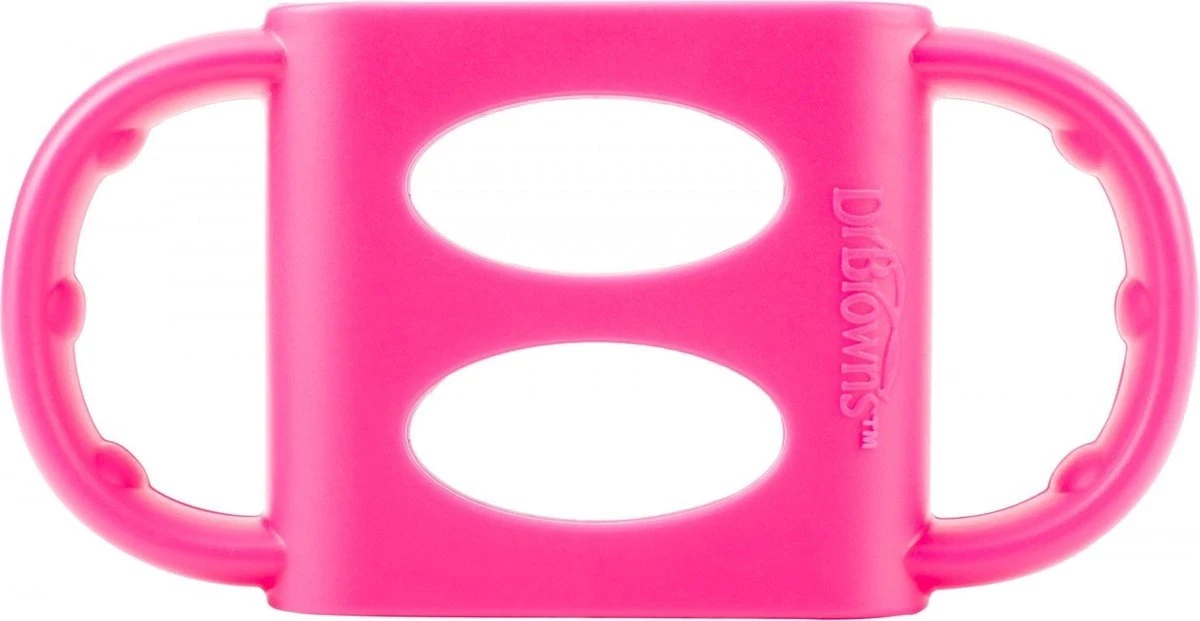 Dr. Brown's Siliconen Handvat Voor Standaardfles - Roze 6 Dr. Brown's Siliconen Handvat Voor Standaardfles - Roze - Afbeelding 4