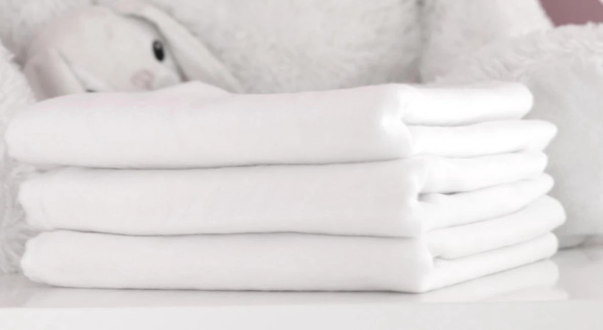 Flanellen Luiers - 3 Pack - 80cm X 80cm - Wit - FENSILO 9 Flanellen Luiers - 3 Pack - 80cm X 80cm - Wit - FENSILO - Afbeelding 7