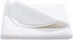 Briljant Baby - Molton Bedzeil - 75x100 - Sandwich - Wit -Peuterpaleis Winkel 1200x665 5