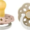 BiBS - Boheme Pacifier Glow In The Dark - Stage 1 Fopspeen - 2 Stuks - Blush Glow / Vanilla Glow -Peuterpaleis Winkel 1200x669 1