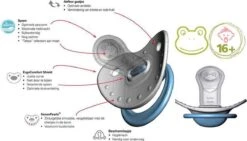 Bibi Happiness Favourites Dental Fopspeen 16 Maanden Plus Wit, Groen -Peuterpaleis Winkel 1200x683 3