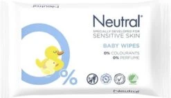 Neutral - Baby Billendoekjes - 16 X 63 Stuks - 0% Parfum -Peuterpaleis Winkel 1200x688