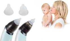 A&K Elektrische Oplaadbare Neuspeer Voor Baby En Kinderen - Inclusief Oplader, Handleiding En Batterijen - Hygiënische Neusreiniger - Baby Aspirator - Neuszuiger - Baby Neuspompje - Toetenveger - Snoetenpoetser - Mintgroen - Neusspoeler -Peuterpaleis Winkel 1200x703 1