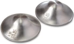 Tepelkapjes - Silver Nursing Cups- De Originele Zilveren Tepelbeschermer- 925 ZilverTepelkapjes - Maat M