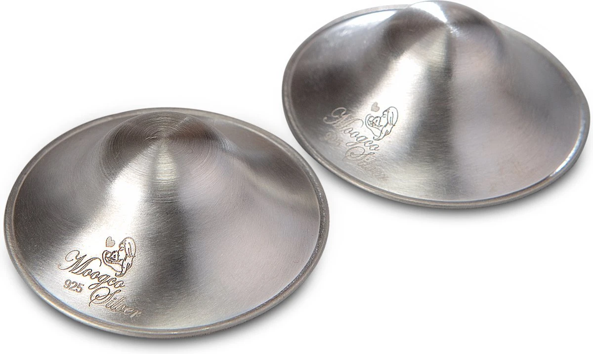 Tepelkapjes - Silver Nursing Cups- De Originele Zilveren Tepelbeschermer- 925 ZilverTepelkapjes - Maat M 3 Tepelkapjes - Silver Nursing Cups- De Originele Zilveren Tepelbeschermer- 925 ZilverTepelkapjes - Maat M