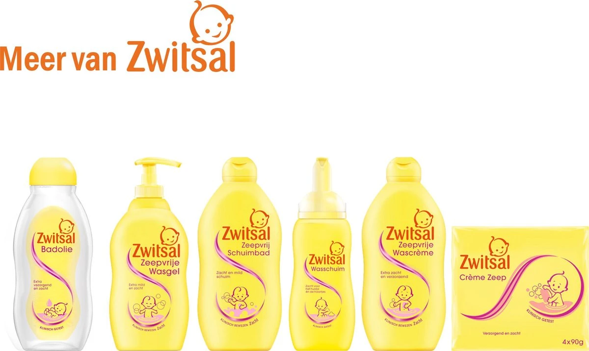 Zwitsal Crème Zeep - 2 X 90 G - Baby 5 Zwitsal Crème Zeep - 2 X 90 G - Baby - Afbeelding 3