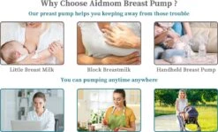 Aidmom - Set - Dubbele Elektrische Borstkolf – Grijs – Oplaadbare Draagbare Borstkolf – Draadloze Borstkolven – BPA Vrij – Handsfree Kolven – 24mm – Borstvoeding – Set Van 2 Stuks 17 Aidmom - Set - Dubbele Elektrische Borstkolf – Grijs – Oplaadbare Draagbare Borstkolf – Draadloze Borstkolven – BPA Vrij – Handsfree Kolven – 24mm – Borstvoeding – Set Van 2 Stuks -Peuterpaleis Winkel 1200x724 1