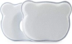 MINIIYOU® Orthopedisch Baby Hoofdkussen + Kussensloop - Blauw - Plat Hoofd - 100% KATOEN -Peuterpaleis Winkel 1200x735 7