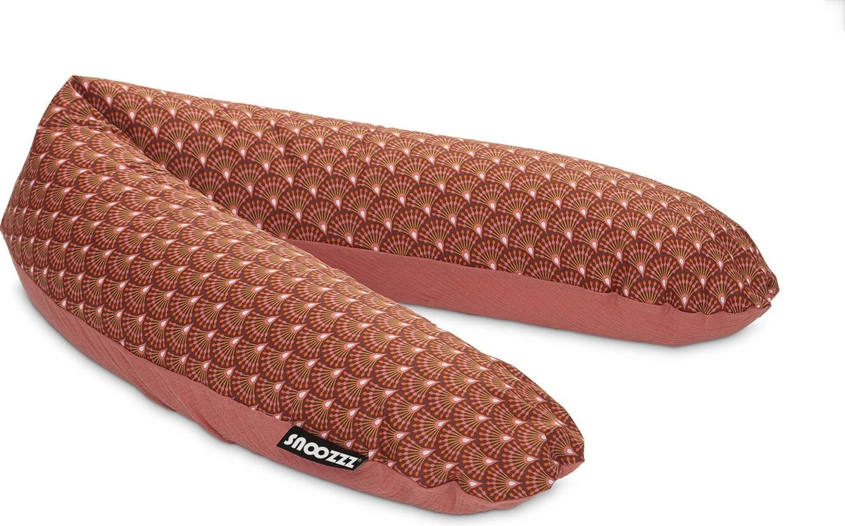 Snoozzz Voedingskussen Zwangerschapskussen Zijslaapkussen - Met Afneembare Hoes Van Katoen - 185 Cm - Ginza Marsala 3 Snoozzz Voedingskussen Zwangerschapskussen Zijslaapkussen - Met Afneembare Hoes Van Katoen - 185 Cm - Ginza Marsala