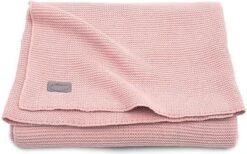 Jollein Baby Deken Ledikant Basic Knit 100x150cm - Pale Pink -Peuterpaleis Winkel 1200x750 2