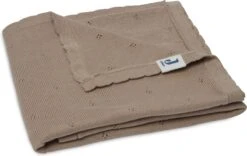Jollein Baby Deken Ledikant 100x150cm Pointelle - Biscuit -Peuterpaleis Winkel 1200x757