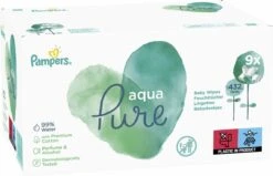 Pampers® Pampers Aqua Pure Billendoekjes - 432 Doekjes -Peuterpaleis Winkel 1200x774 3