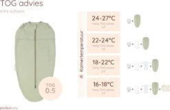 Puckababy Inbakerslaapzak Original Mini - 3-6 Maanden - Cotton - Olive -Peuterpaleis Winkel 1200x777 19