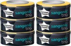 Tommee Tippee Sangenic Tec Luieremmer Navulling Cassettes - 6 Stuks - Universeel -Peuterpaleis Winkel 1200x777