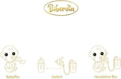 Biberoia® Handsfree – Babyfles – Switch De Fles – Anti Colic Baby Fles – Anti Reflux – Speen – Baby – Fles – Babyshower - Kraamcadeau – 250ML - Peach -Peuterpaleis Winkel 1200x781 1