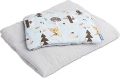 Sensillo Baby Dekbed En Kussen - Cadeau Set - Katoen - Blauw -Peuterpaleis Winkel 1200x786 3