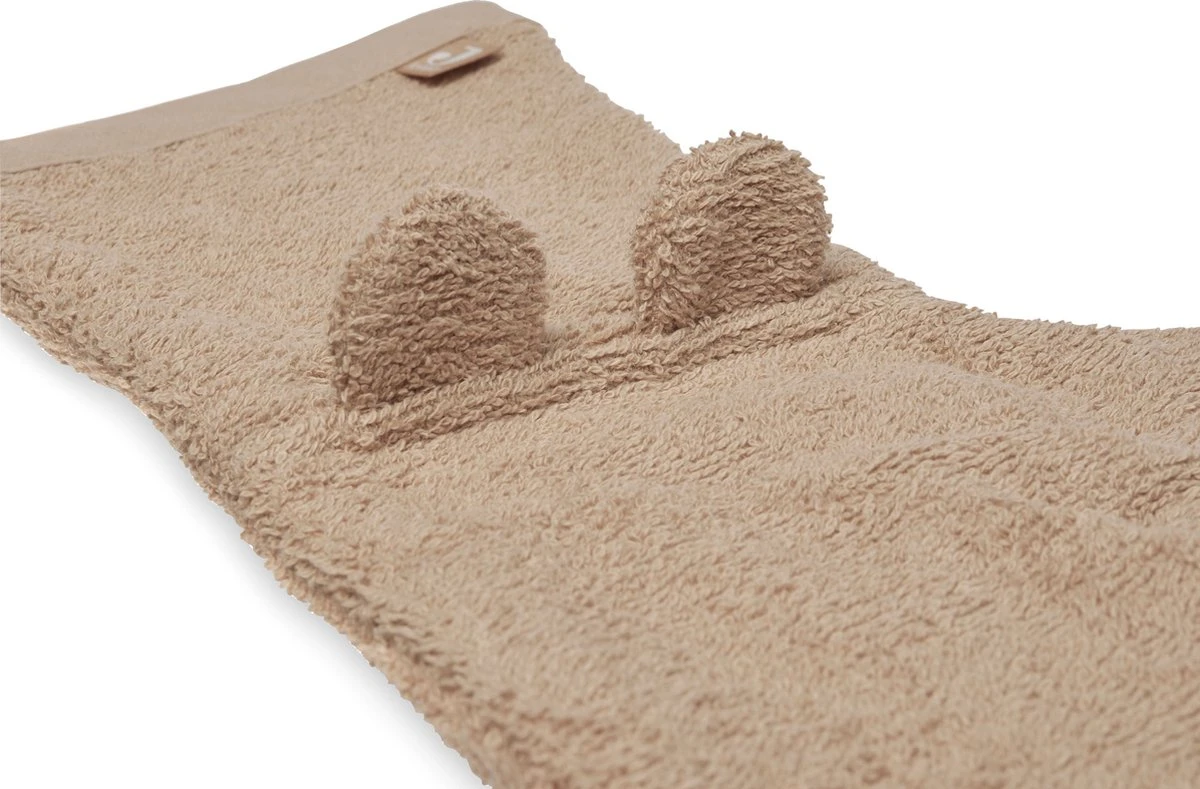 Jollein Baby Washand Badstof Ears - Biscuit 5 Jollein Baby Washand Badstof Ears - Biscuit - Afbeelding 3
