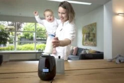 Alecto BW700BK - Snelle Digitale Flessenwarmer 500W Voor Opwarmen, Steriliseren En Ontdooien - Inclusief Stoomkap - Bediening Via Display - Zwart -Peuterpaleis Winkel 1200x800 169